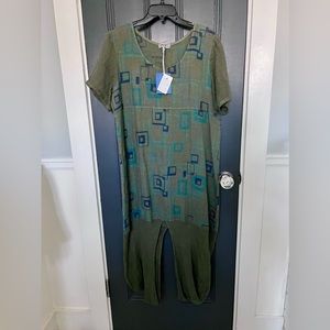 NWT Blueberry Italia Linen Dress - Medium